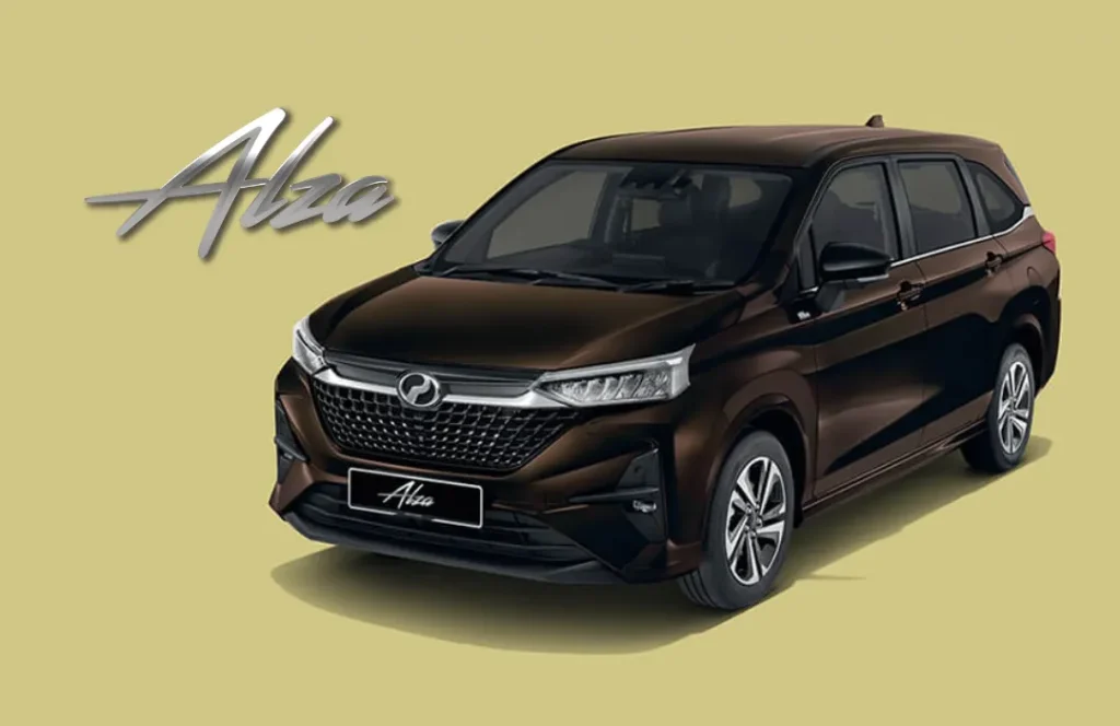 perodua alza brown