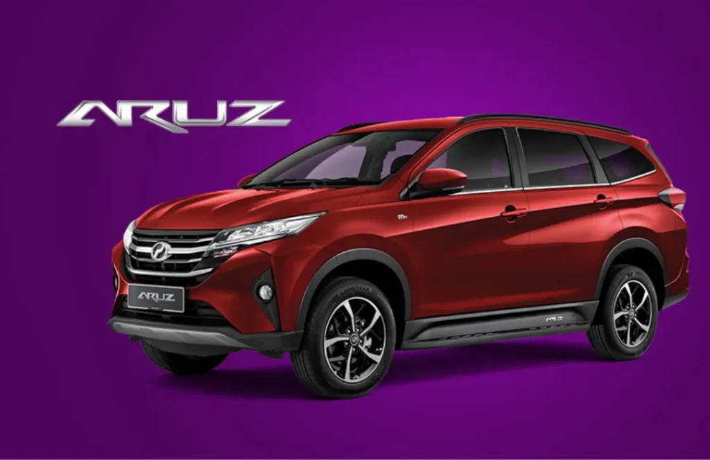perodua aruz merah