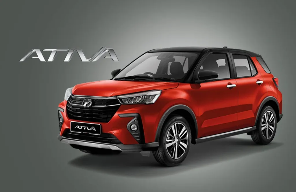 perodua ativa merah