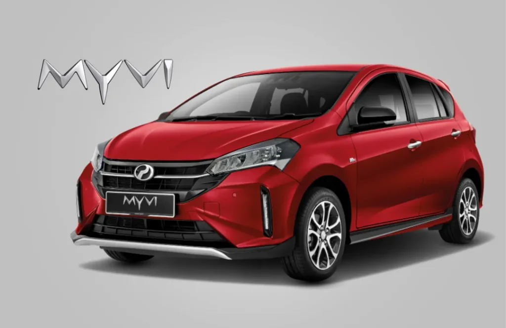 perodua myvi merah